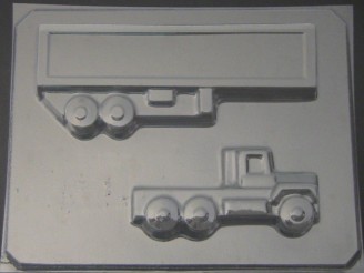 3008 Semi Truck Chocolate Candy  Mold